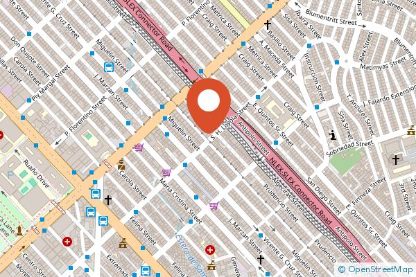 RedDoorz near UST Sampaloc Manila on the map