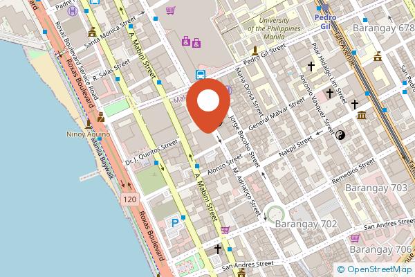 Sheraton Manila Bay on the map