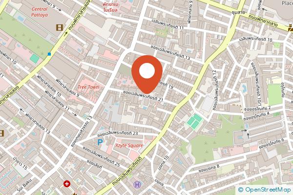 Adelphi Pattaya on the map