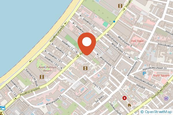 Intimate Hotel Pattaya on the map
