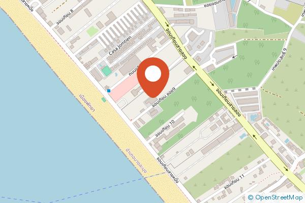 Jomtien Beach Penthouses on the map