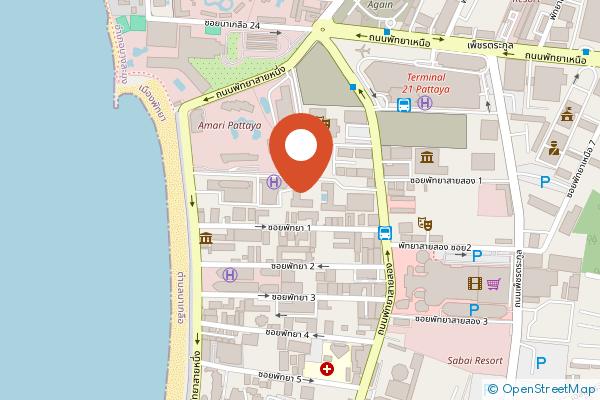 One Patio Hotel Pattaya on the map