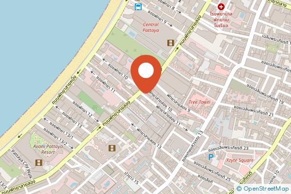 The One Hotel Bay Breeze Pattaya on the map