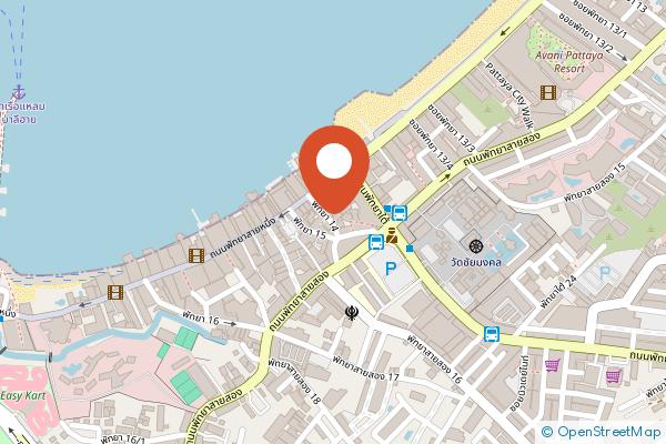 W14 Pattaya on the map