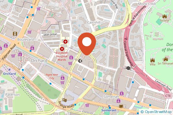 Ascott Orchard Singapore on the map