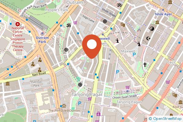 Duxton Reserve Singapore, Autograph Collection on the map