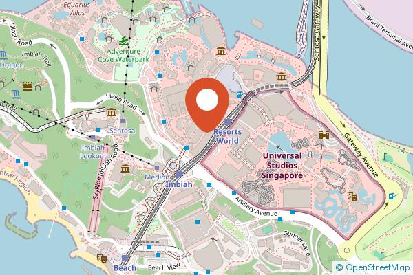 Resorts World Sentosa - Equarius Hotel on the map