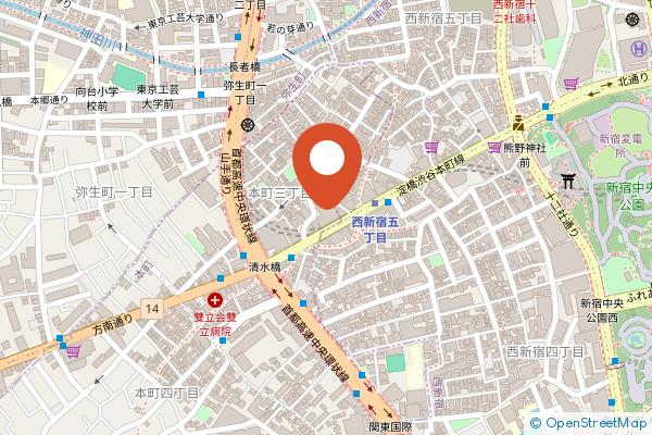APA Hotel and Resort Nishishinjuku Gochome Ekimae Tower on the map