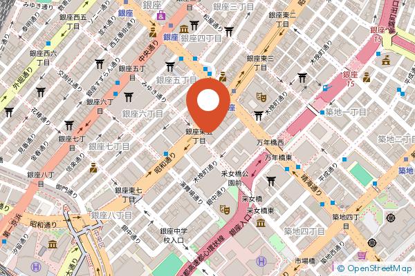 Hotel Grand Bach Tokyo Ginza on the map