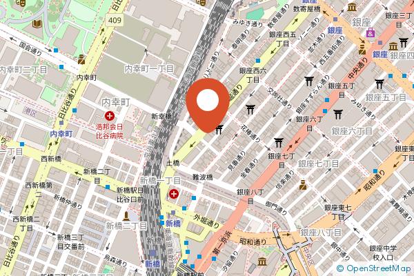 Hotel The Celestine Ginza on the map