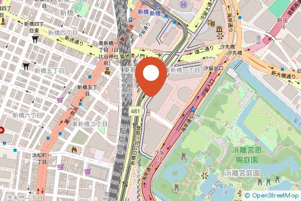 Hotel Villa Fontaine Grand Tokyo - Shiodome on the map