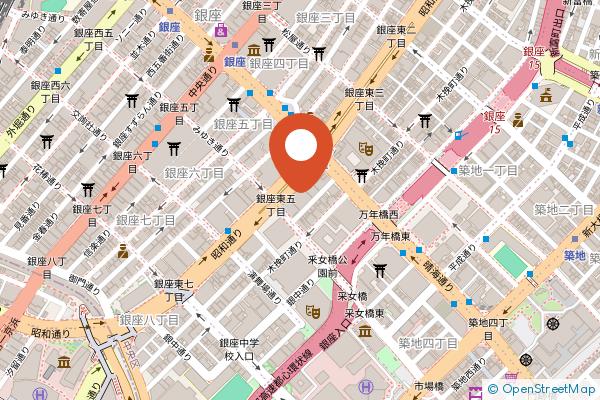 Mitsui Garden Hotel Ginza Gochome on the map