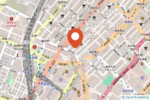 remm plus Ginza on the map