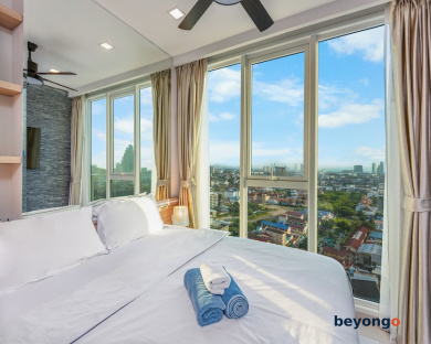 Panoramic Sea, City And Mountain Views by City Garden Tower 21