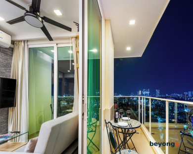 Panoramic Sea, City And Mountain Views by City Garden Tower 42