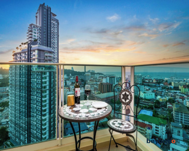 Panoramic Sea, City And Mountain Views by City Garden Tower 53